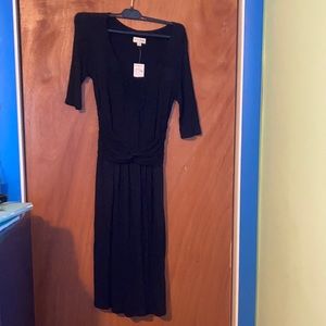 Cute black cotton spring dress. Did I mention, it has pockets, too?! Love!